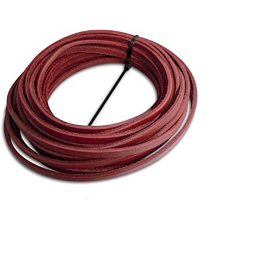 Rawlings RAWLINGS BULK LEATHER LACE B520C-R RED 1EA 3/16 X 72 - SOLD PER LACE
