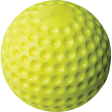 Rawlings RAWLINGS 9" YELLOW DIMPLE PITCHING MACHINE BALL [Case/12]