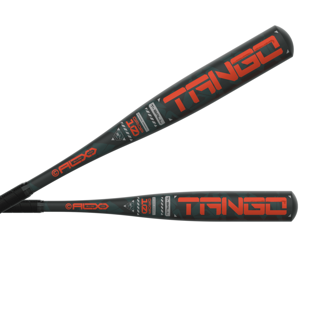 Easton 2025 Easton Tango -10 T-Ball Bat | ALX50 Alloy | Lightweight One-Piece Tee Ball Bat | USA Baseball Approved | Rolled End | All-Sports Grip