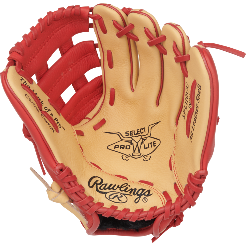 Rawlings RAWLINGS "SELECT PRO LITE" SERIES YOUTH BASEBALL GLOVE 11" RHT - C.CARROLL