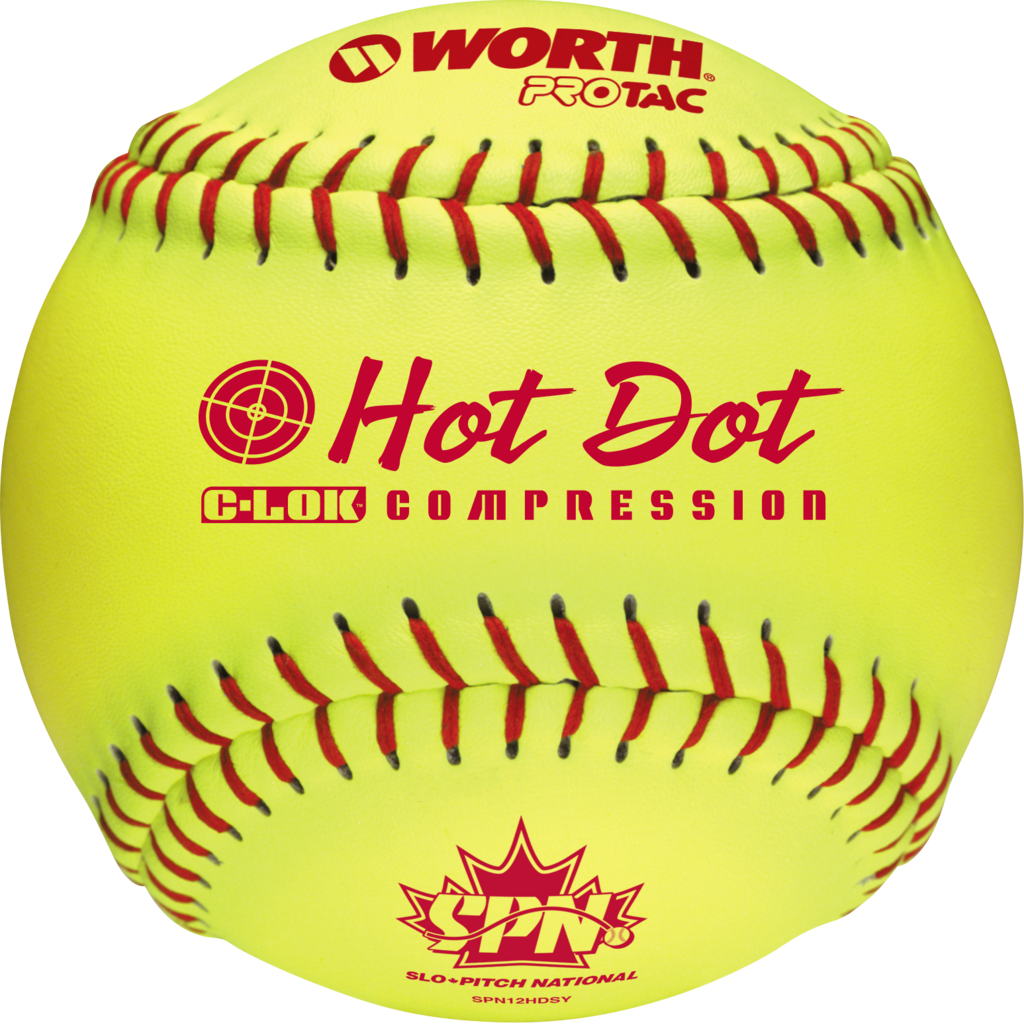 Worth SPN12HDSY Hot Dot 12" [Case/12]