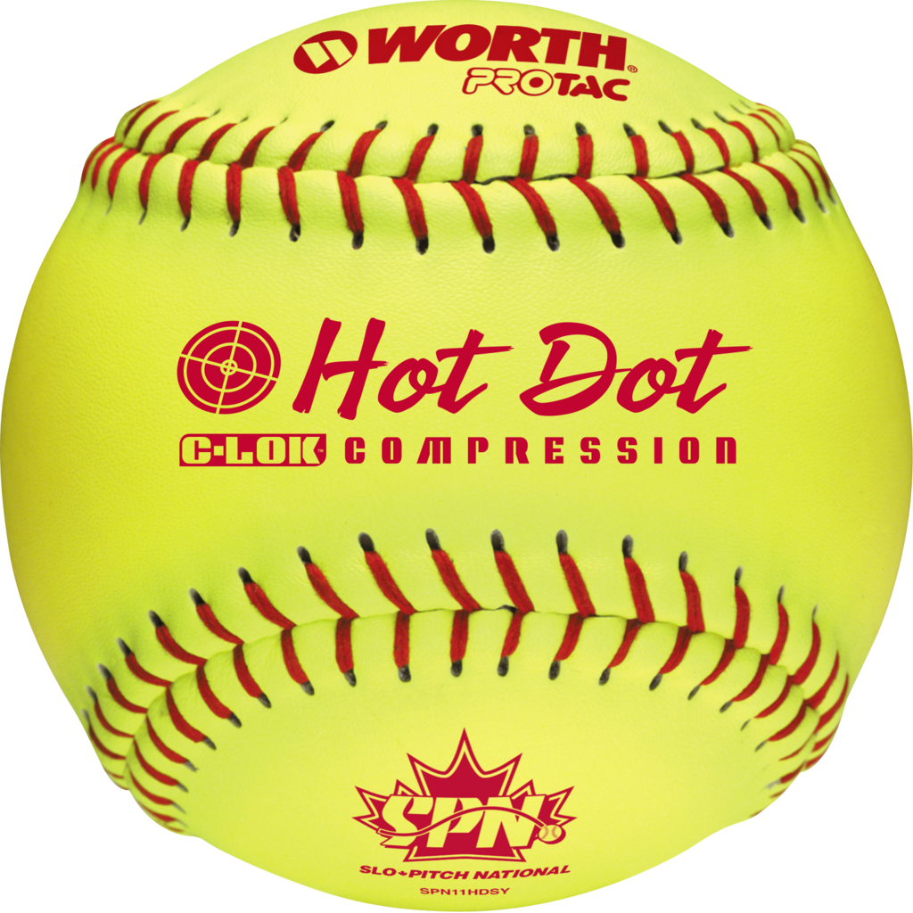 Worth SPN11HDSY Hot Dot 11" [Case/12]