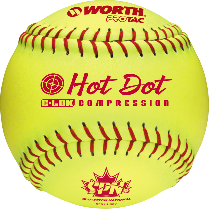 Worth SPN11HDSY Hot Dot 11" [Case/12]