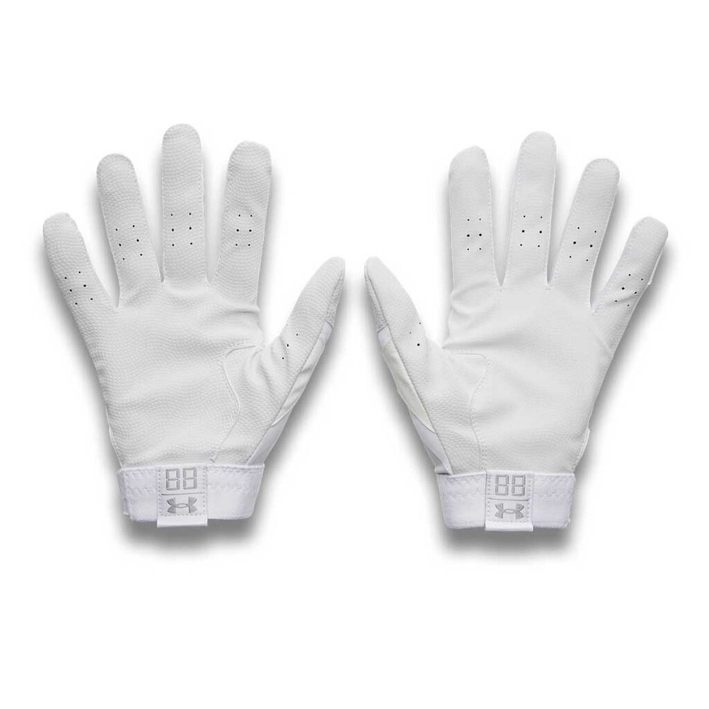 Under Armour Clean Up Men’s Batting Gloves – HeatGear® Fabric – Synthetic Palm – Adjustable Cuff