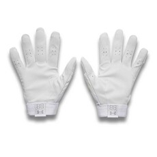 Under Armour Clean Up Men’s Batting Gloves – HeatGear® Fabric – Synthetic Palm – Adjustable Cuff