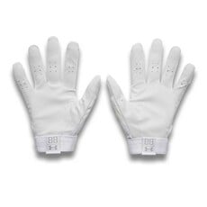 Under Armour Under Armour Clean Up Men’s Batting Gloves – HeatGear® Fabric – Synthetic Palm – Adjustable Cuff