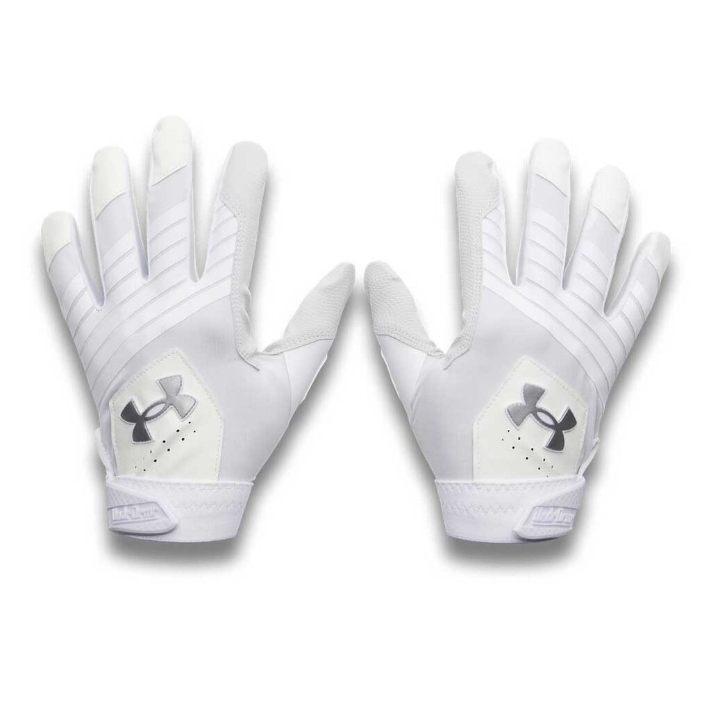 Under Armour Clean Up Men’s Batting Gloves – HeatGear® Fabric – Synthetic Palm – Adjustable Cuff