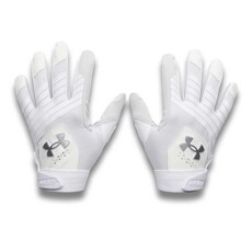 Under Armour Clean Up Men’s Batting Gloves – HeatGear® Fabric – Synthetic Palm – Adjustable Cuff