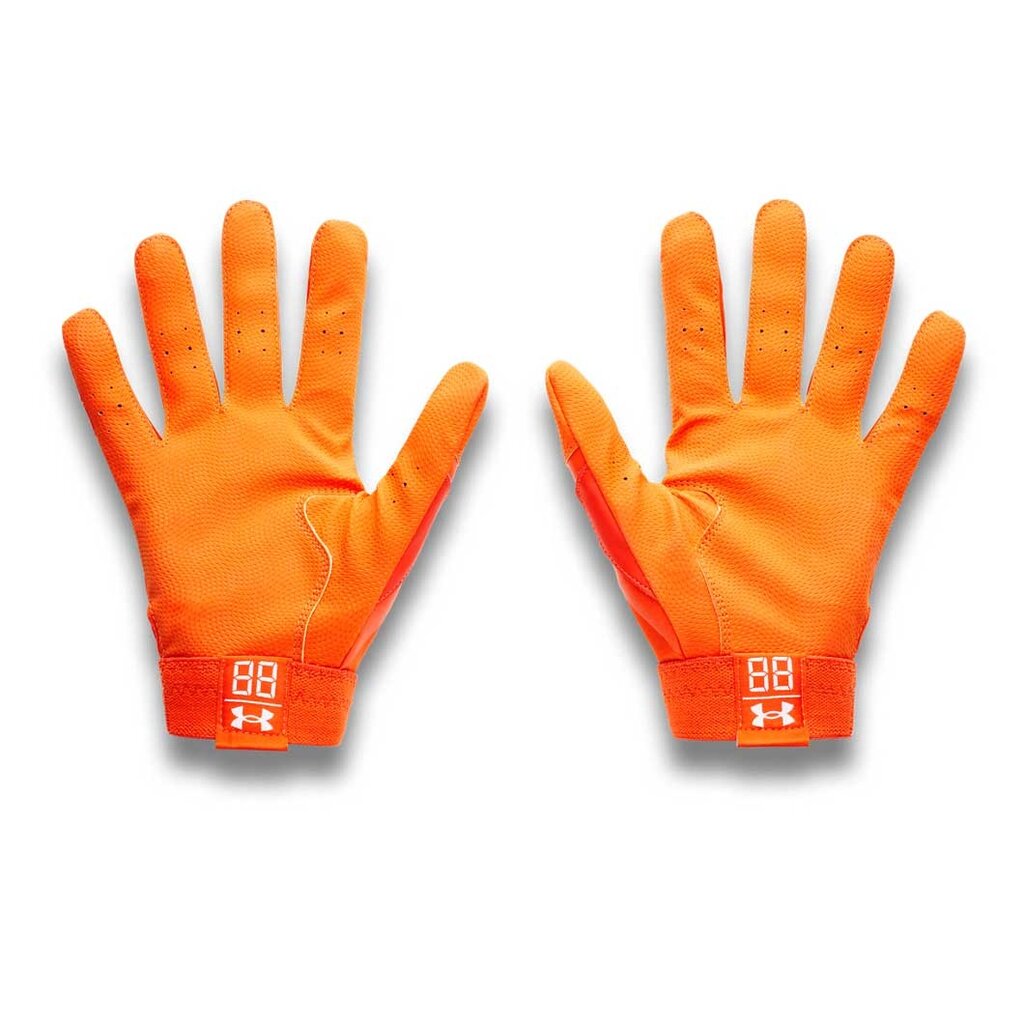 Under Armour Clean Up Men’s Batting Gloves – HeatGear® Fabric – Synthetic Palm – Adjustable Cuff