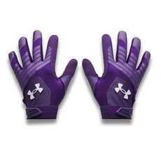 Under Armour Clean Up Men’s Batting Gloves – HeatGear® Fabric – Synthetic Palm – Adjustable Cuff