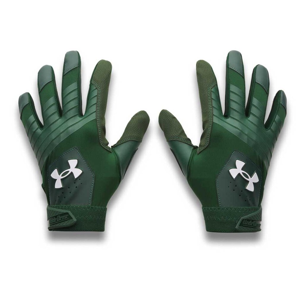 Under Armour Clean Up Men’s Batting Gloves – HeatGear® Fabric – Synthetic Palm – Adjustable Cuff