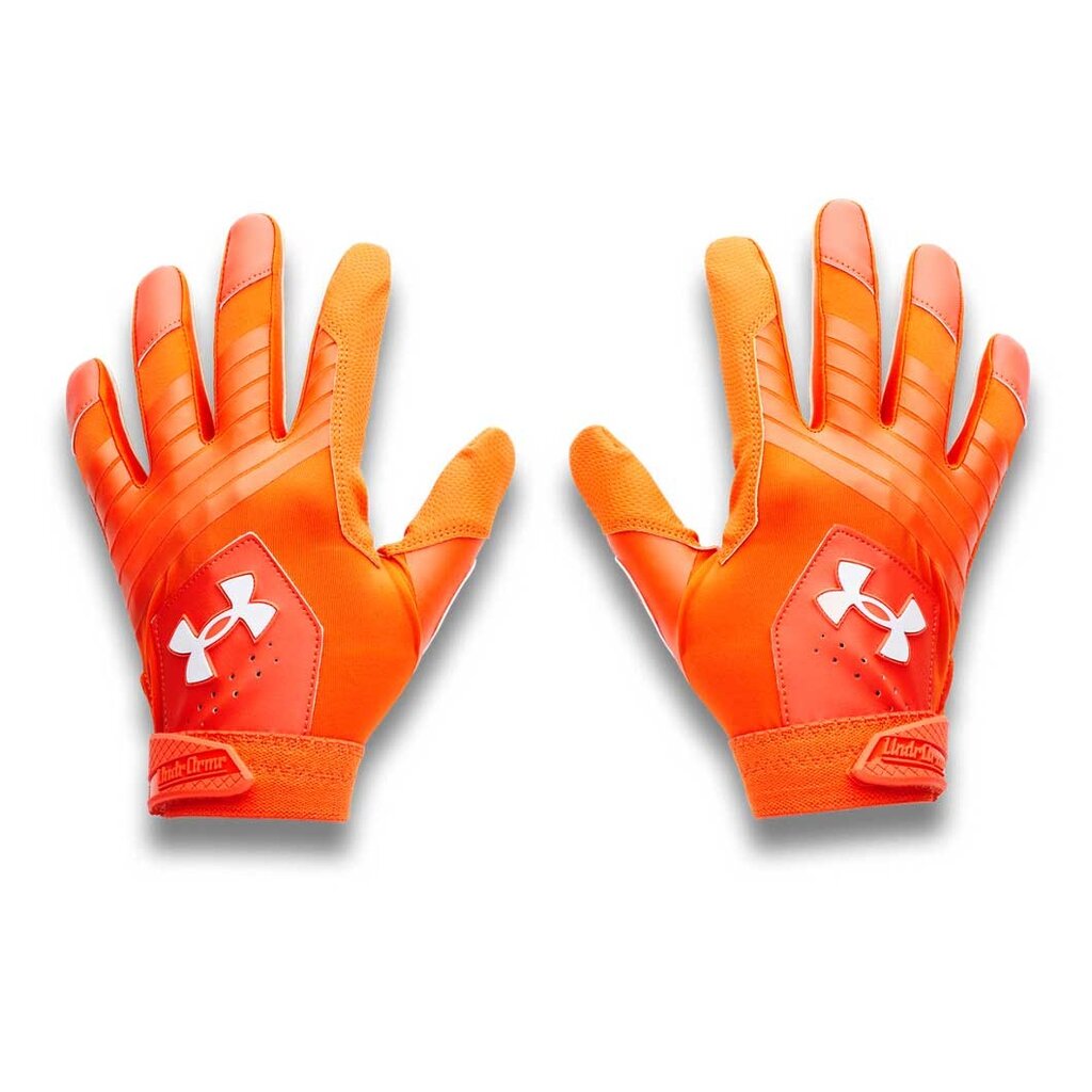 Under Armour Clean Up Men’s Batting Gloves – HeatGear® Fabric – Synthetic Palm – Adjustable Cuff