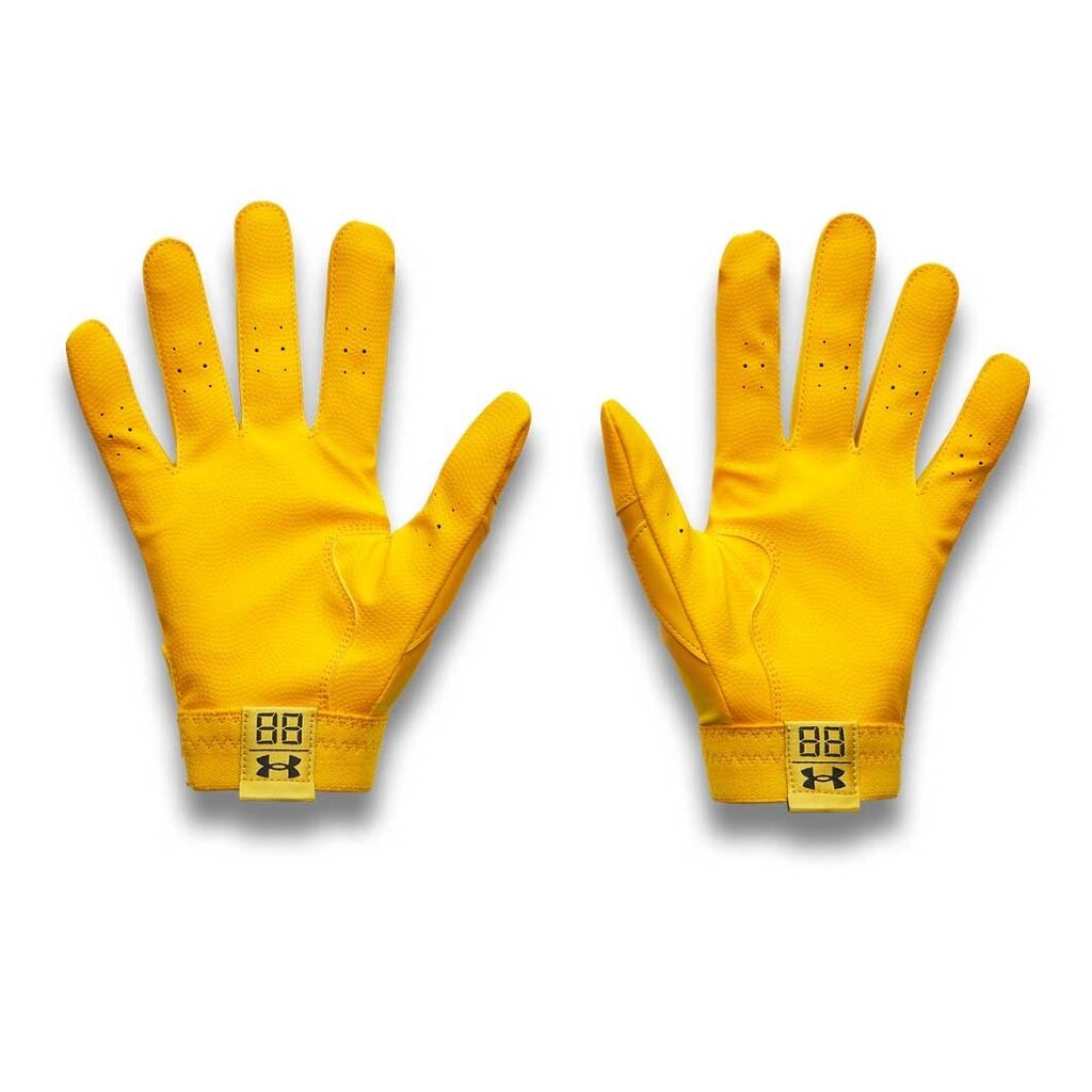 Under Armour Under Armour Clean Up Men’s Batting Gloves – HeatGear® Fabric – Synthetic Palm – Adjustable Cuff