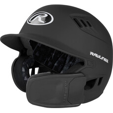 Rawlings Rawlings R16 Senior Matte 1-Tone Baseball Helmet with Reversible Extension and COOLFLO Ventilation