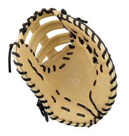 Mizuno Mizuno GXF90B5 Franchise BB, First Base Mitt Baseball Glove, 12.5", Center Pocket Design BLACK-TAN (R981)