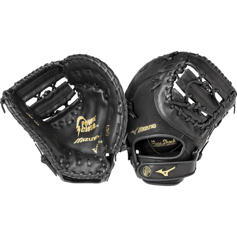 Mizuno Mizuno GXF102 Youth Prospect First Baseman Mitt, 12.5 Inch, Right Hand Throw Black