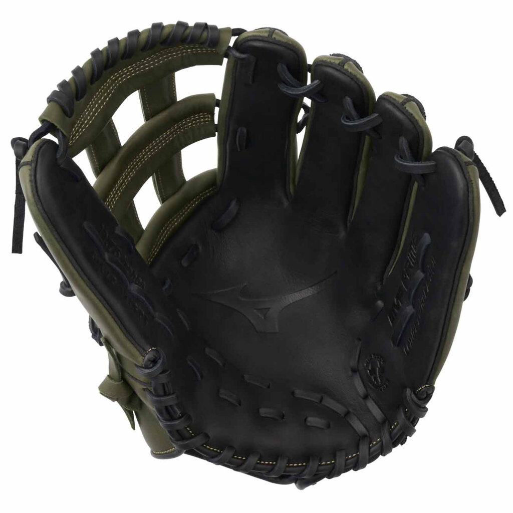Mizuno Mizuno GMVP1278P4 MVP Prime BB, Outfielder Baseball Glove, 12.75", Center Pocket Design, H Web GREEN (RG40)