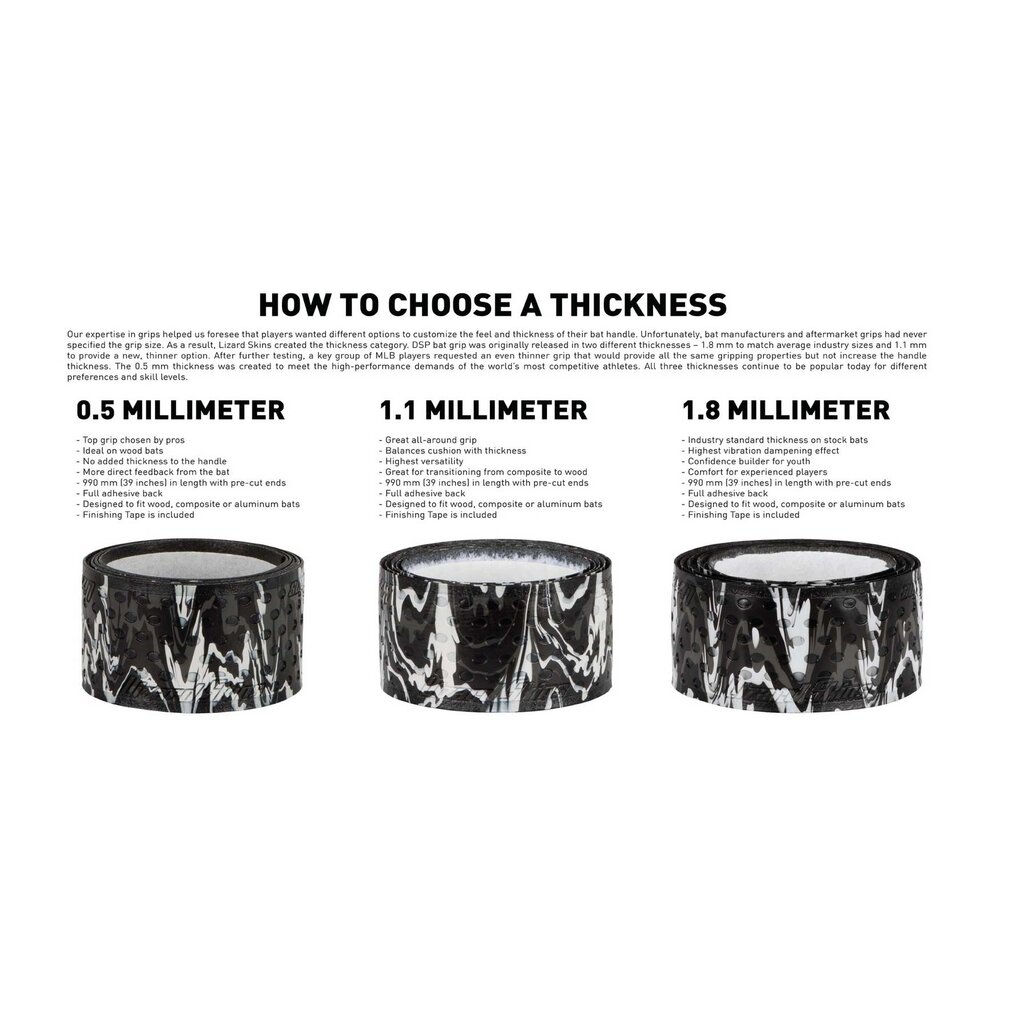 Lizard Skins DSP Ultra Bat Grip 0.5mm Solid