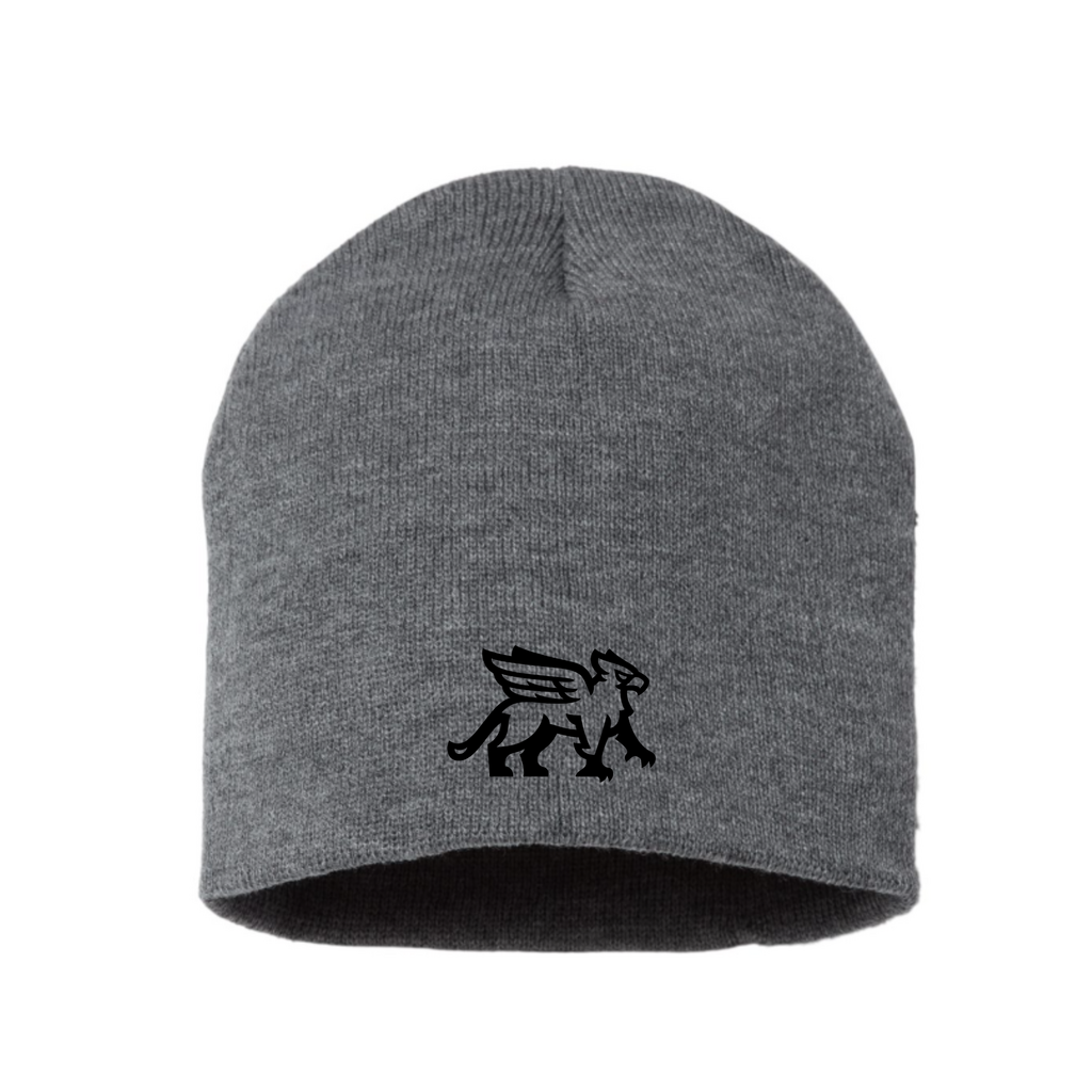Gryphon Toque Grey with Black Logo