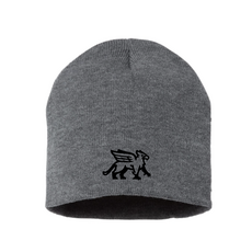 Gryphon Toque Grey with Black Logo