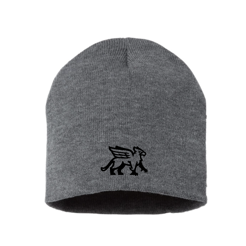 Gryphon Toque Grey with Black Logo