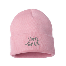 Pink Gryphon Toque with DK Grey EMB
