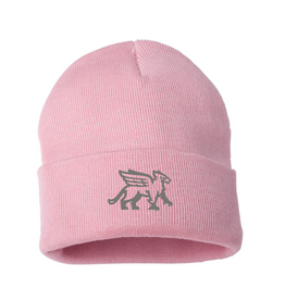 Pink Gryphon Toque with DK Grey EMB