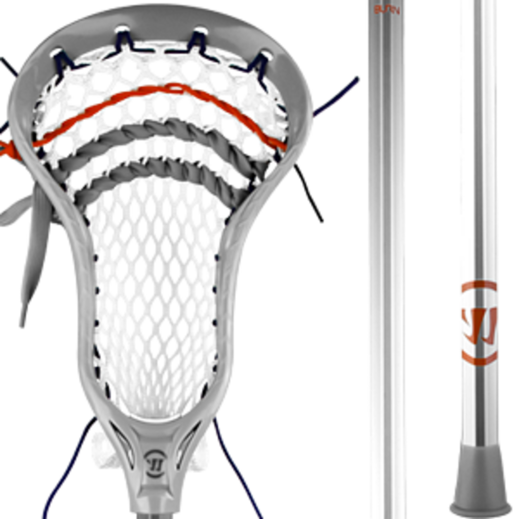 Warrior Warrior Burn Next Atk Lax Stick [Wht/Slv]