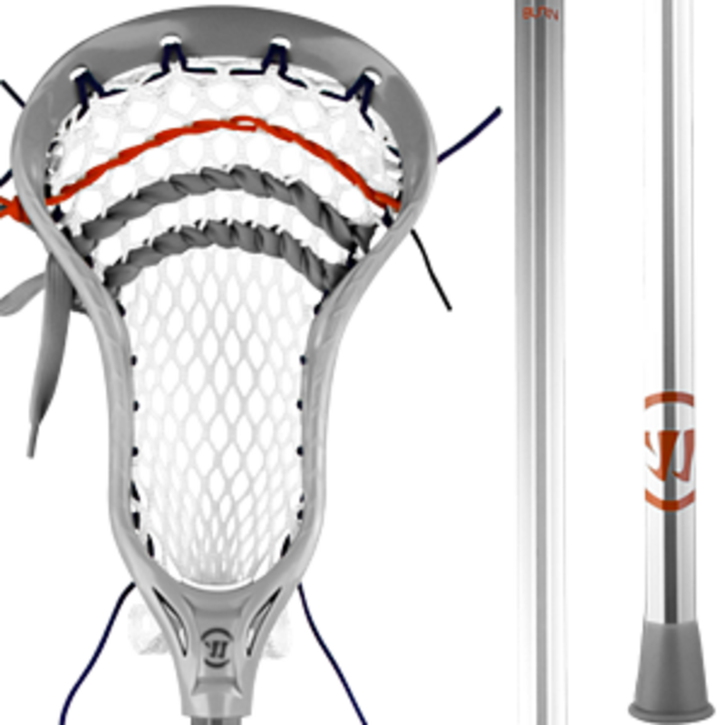 Warrior Warrior Burn Next Atk Lax Stick [Wht/Slv]