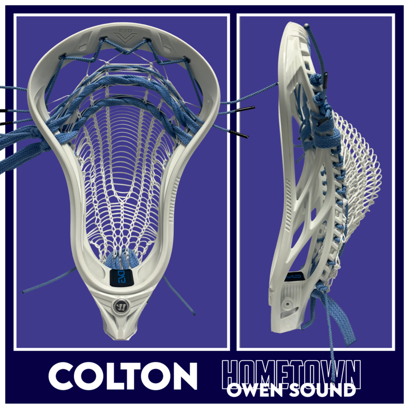 COLTON | Warrior EVO V White | Mamba Mesh | ECD Carolina Kit "FROSTBITE"