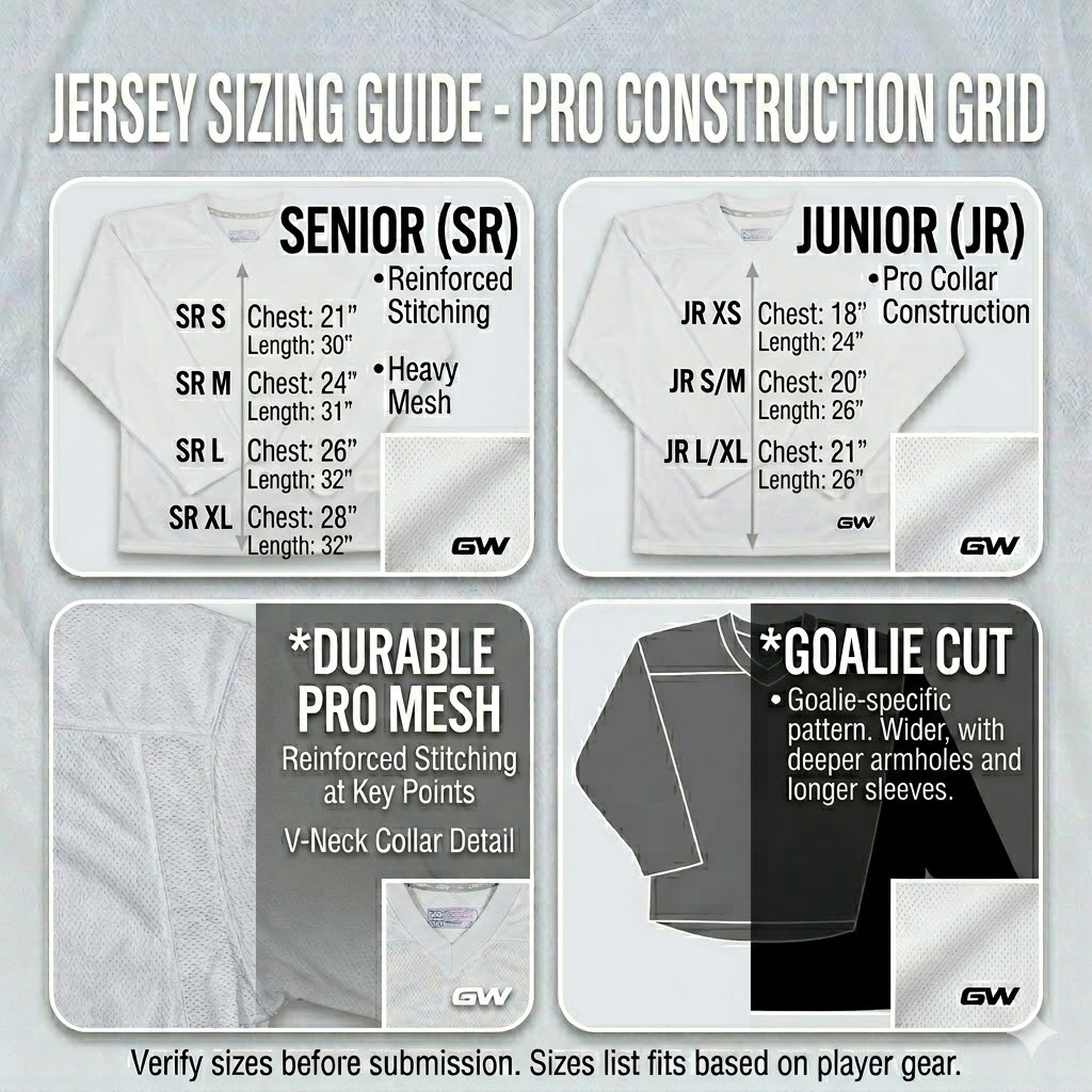 Gamewear GW5500 ProLite Practice Jersey w/ Full Front DTF