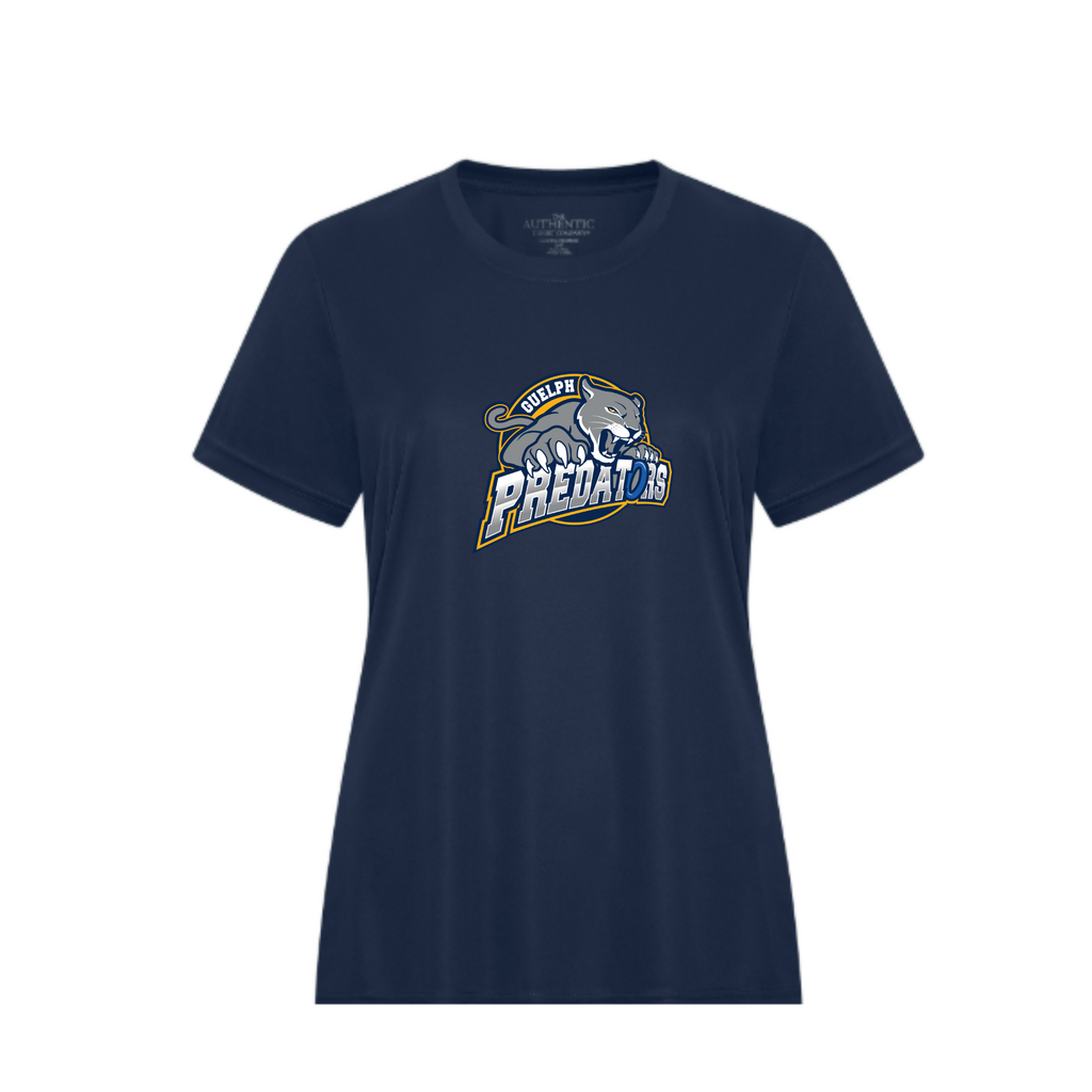 Woman's Full Ring Predators Tee - Navy