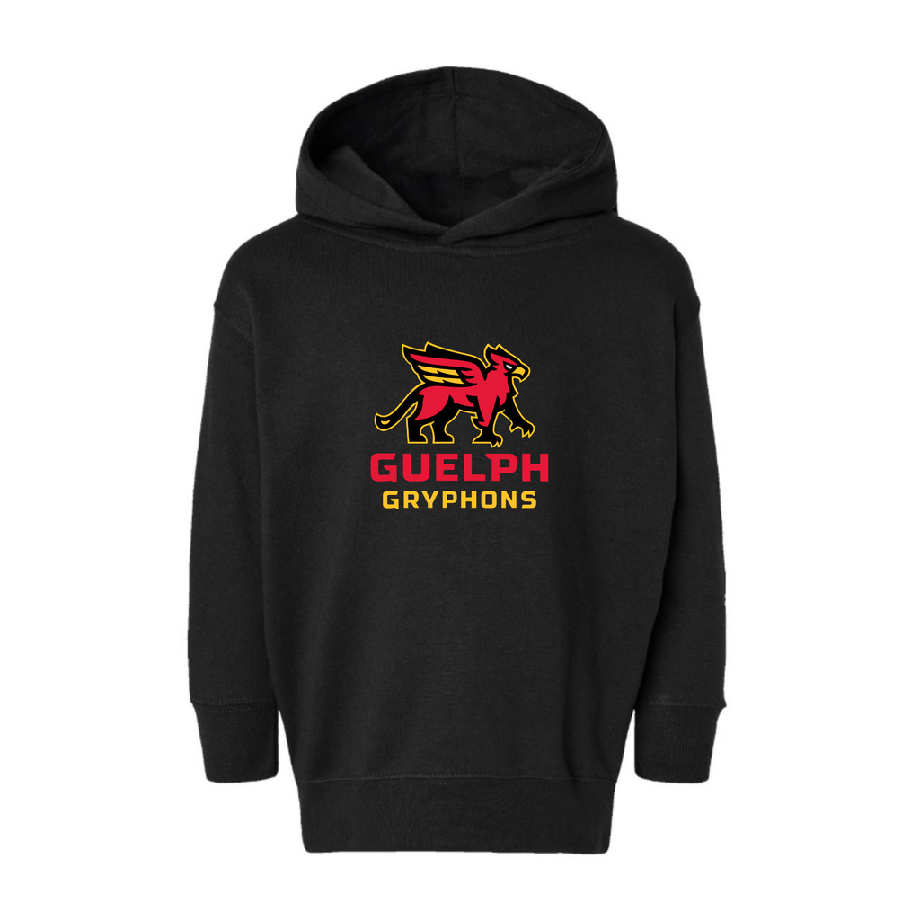 Rabbit Skin Toddler Gryphon Hoodie Stacked Logo - Gold