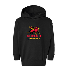 Rabbit Skin ONLINE ONLY - Toddler Gryphon Hoodie Stacked Logo - Gold