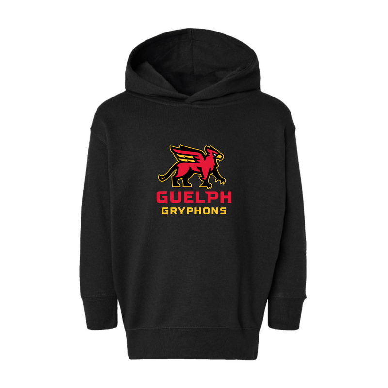 Rabbit Skin ONLINE ONLY - Toddler Gryphon Hoodie Stacked Logo - Gold