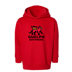Rabbit Skin Toddler Gryphon Hoodie Red Stacked Logo