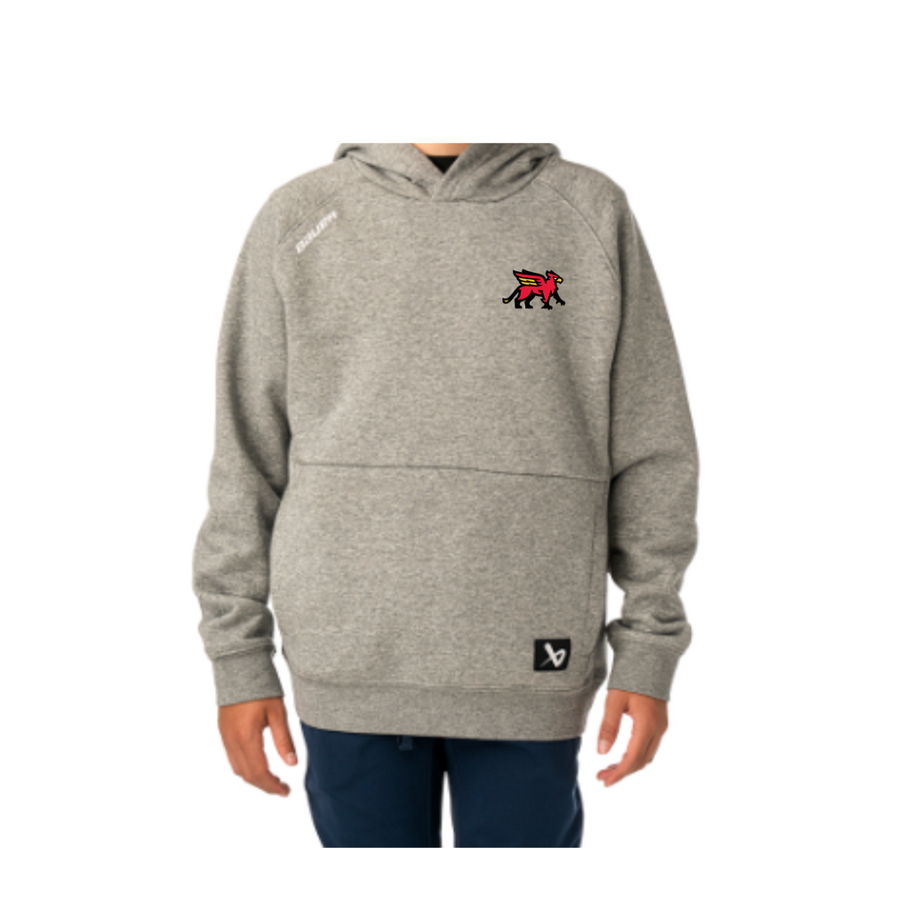 Bauer Gryphon Youth Bauer Team Hoodie with EMB Gryphon