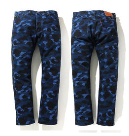 Abathing Ape BAPE X LEVI'S COLOR CAMO 501 JEANS