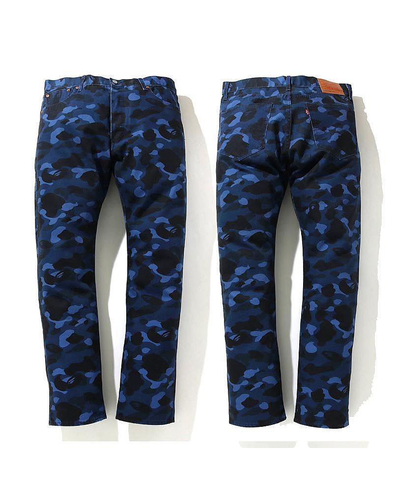 BAPE X LEVI'S COLOR CAMO 501 JEANS - Private Stock