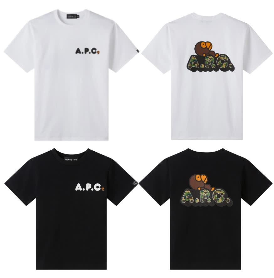 ア ベイシング エイプ アーペーセー ア ベイシング APC ワイドTシャツ