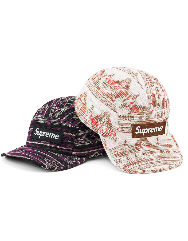 Supreme Supreme Woven Pattern Camp Cap - Private Stock