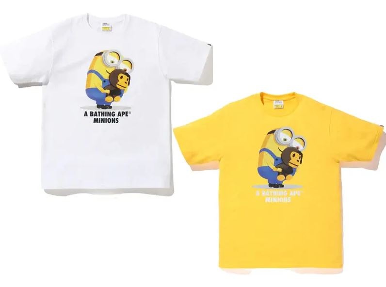 A BATHING APE x MINIONS TEE 08 - Private Stock