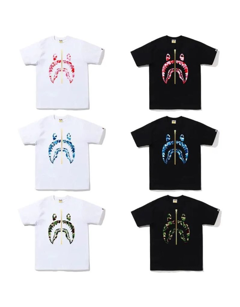 Abathing Ape A BATHING APE ABC CAMO SHARK TEE