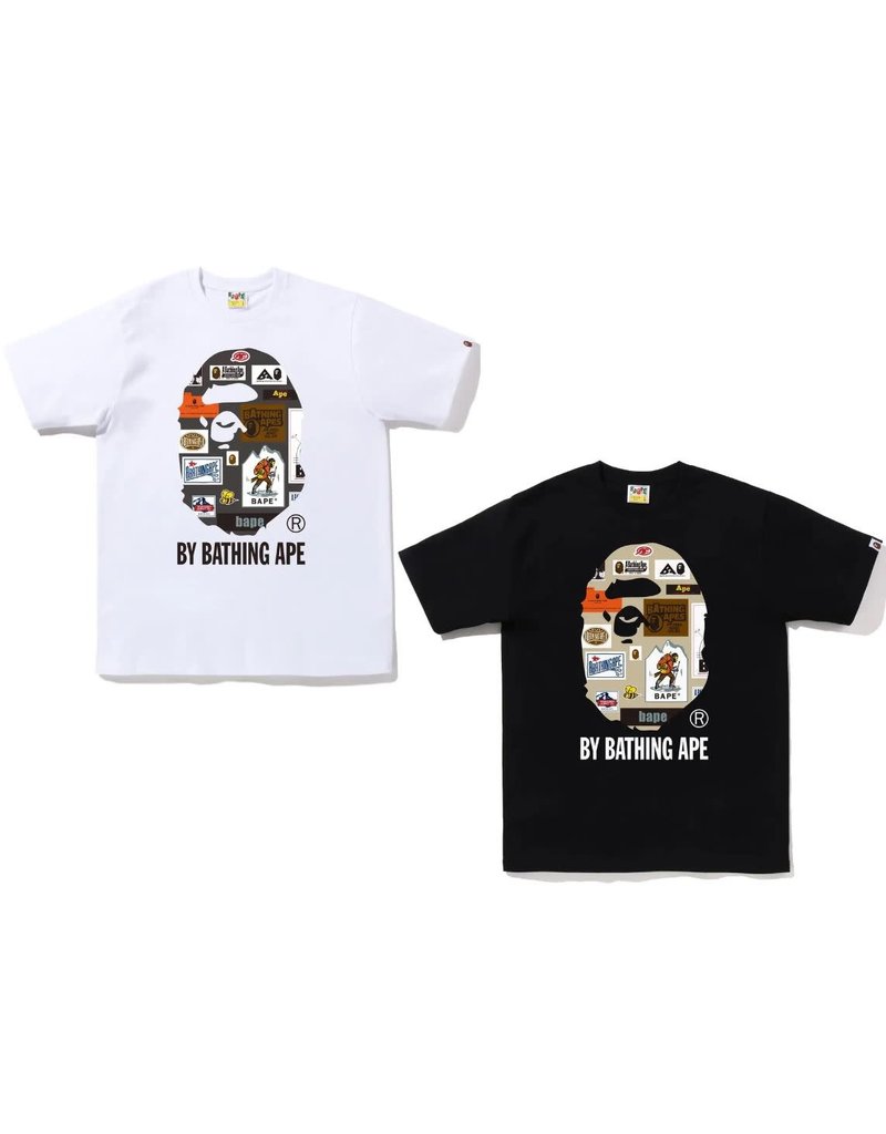 Abathing Ape BAPE MULTI LABEL BY BATHING APE TEE - Private Stock