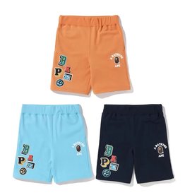 Abathing Ape BAPE MULTI FONT SWEAT SHORTS