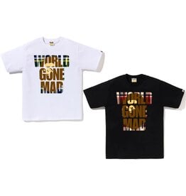 Abathing Ape BAPE CHECK WGM APE HEAD OVERLAP TEE