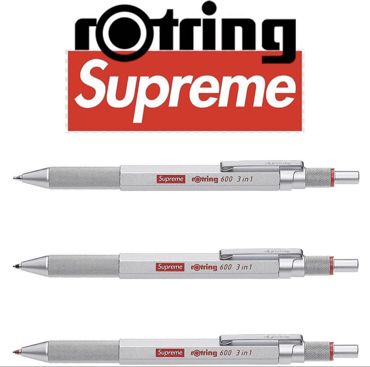 大手ECサイト Supreme rOtring 600 3-in-1 シュプリーム ロットリング