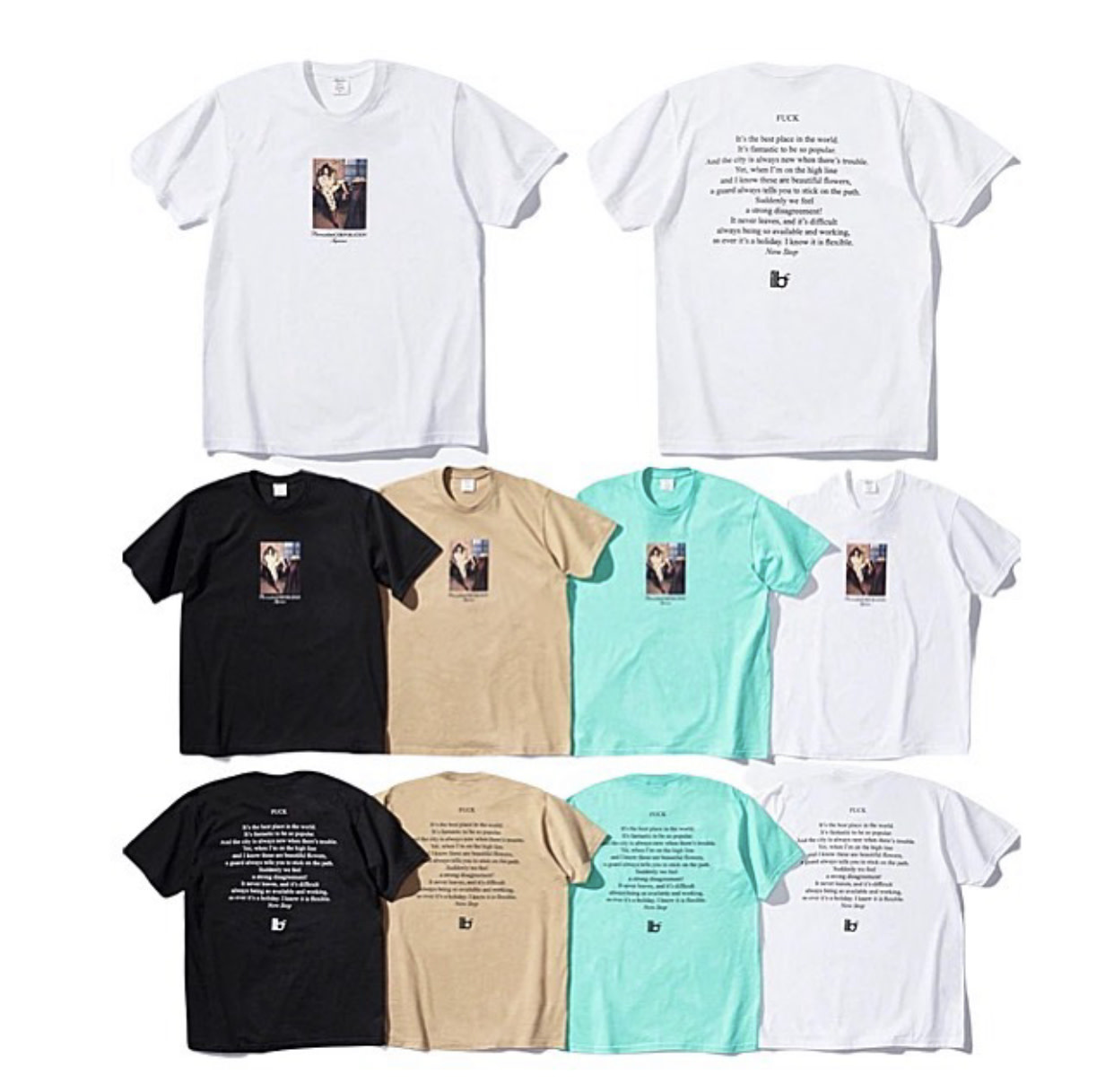 品質保証 supreme Bernadette Corporation Fuck Tee Tシャツ