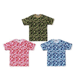 Abathing Ape ABC CAMO APE HEAD ONE PT TEE