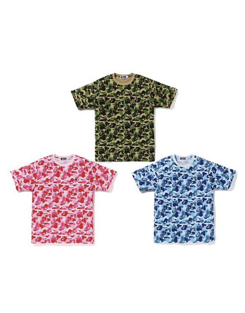 Abathing Ape ABC CAMO APE HEAD ONE PT TEE